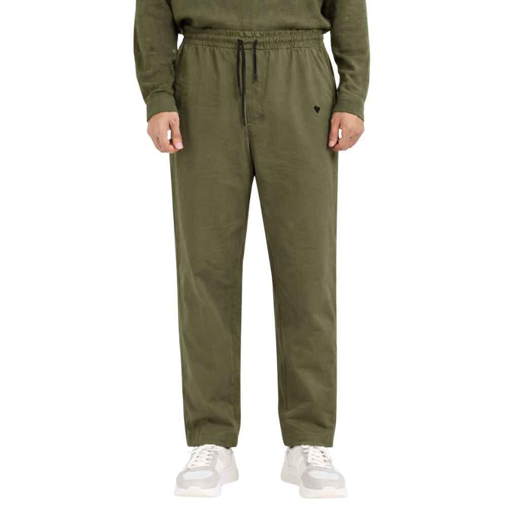 Olive Green Center Line Dry Fit Trouser (A-3673)