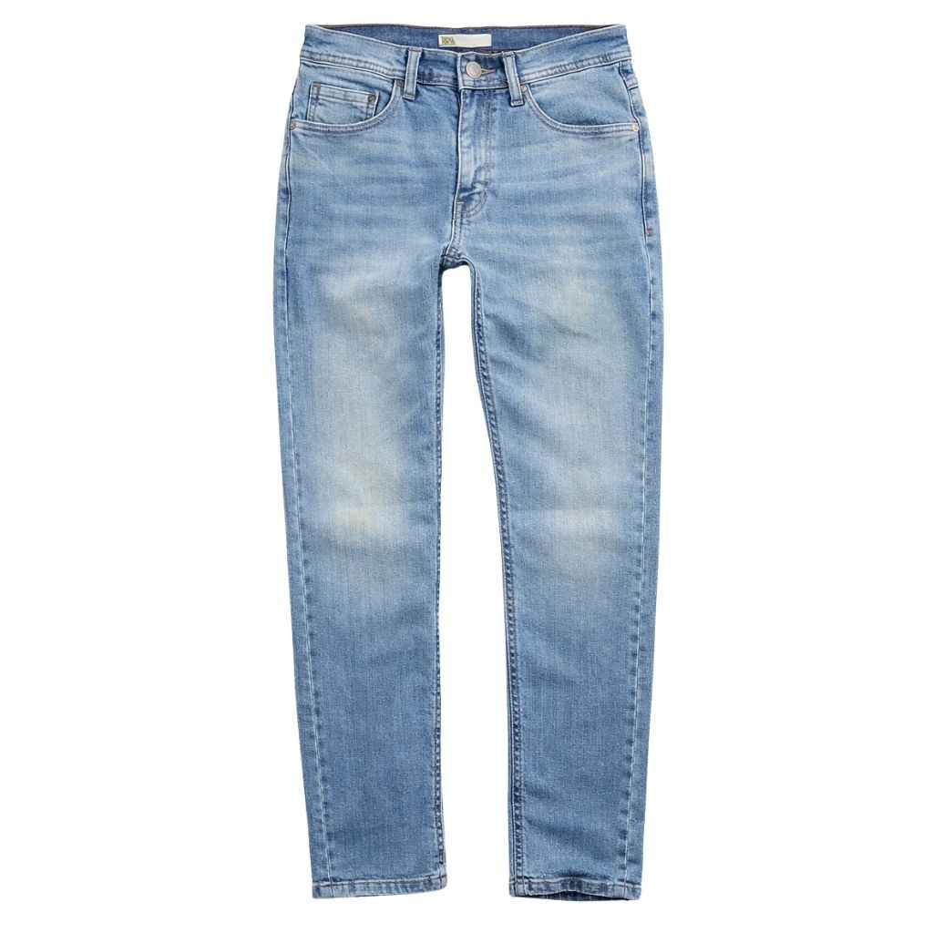 Mens Slim Fit Blue Denim (A-4007)