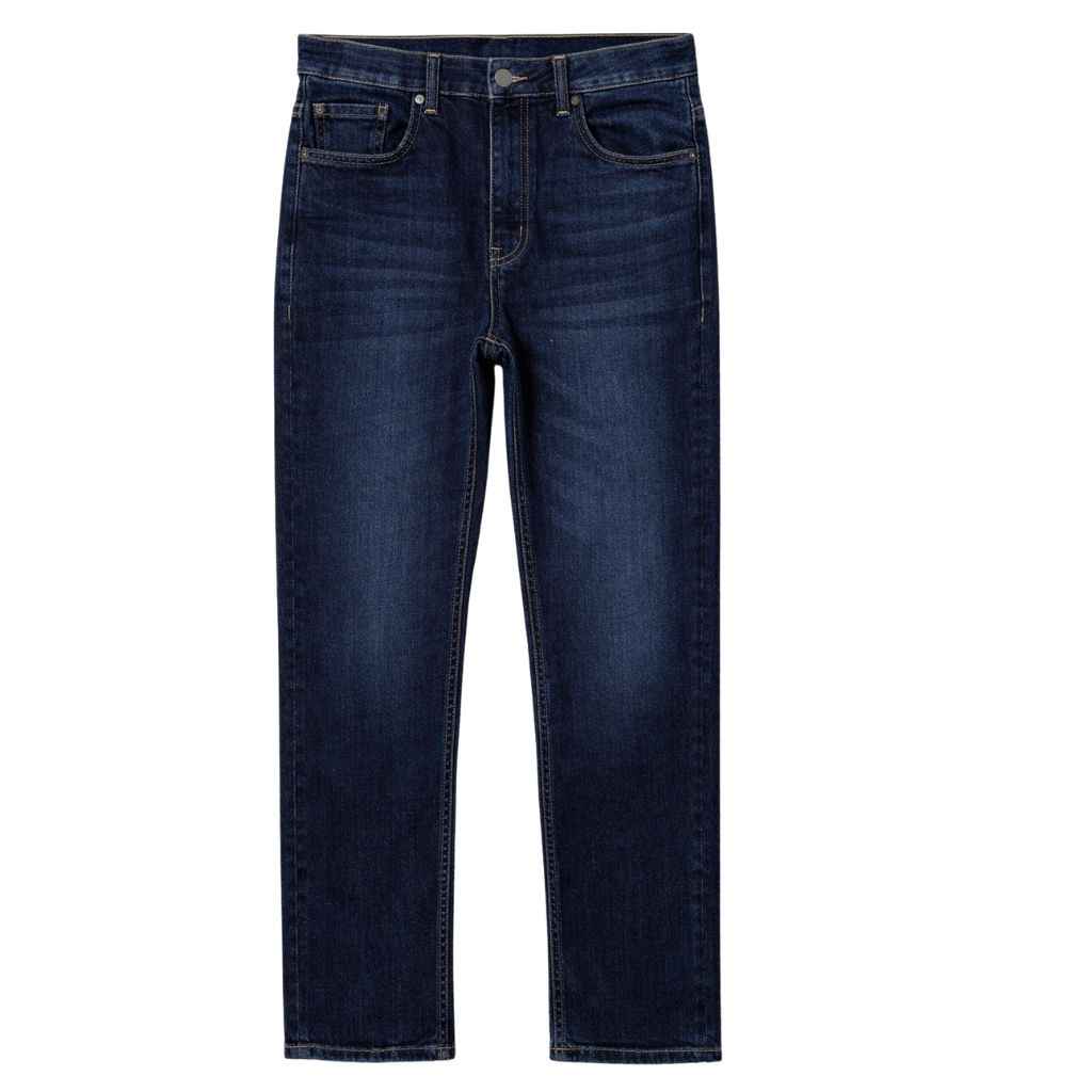 Dark Blue Mens Classic Denim Jeans (A-4002)