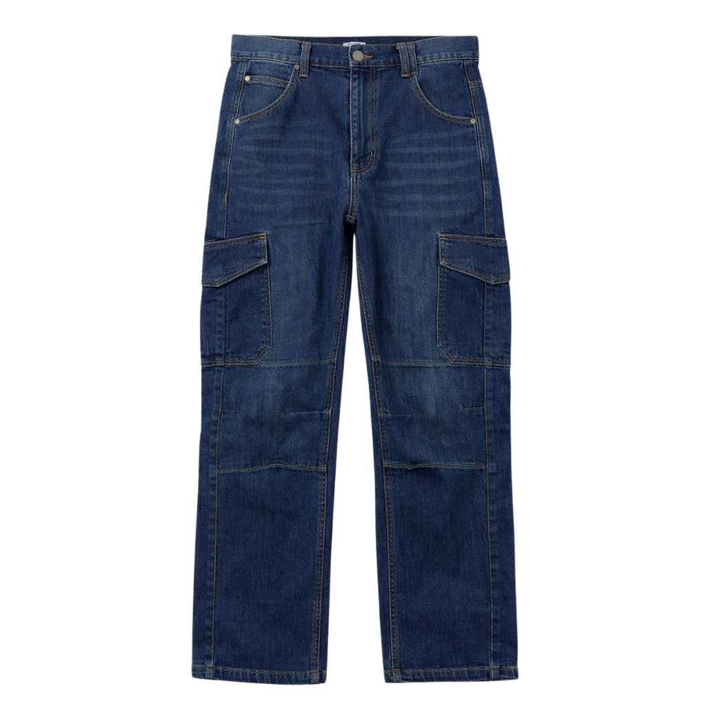 Mens Baggy Cargo Style Six Pocket Denim (A-4004)