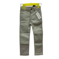 Beige Boys Straight-Fit Cotton Chinos (A-3926)