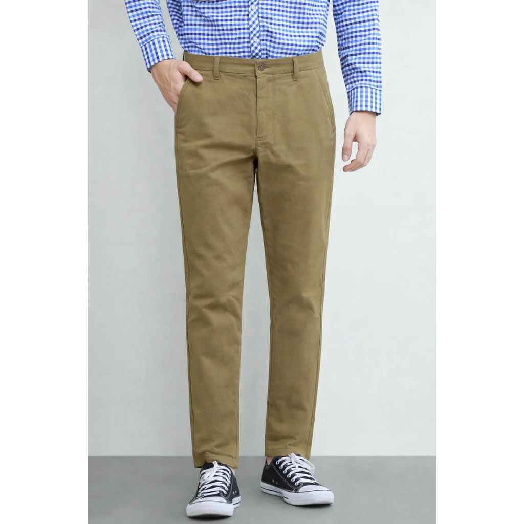Khaki Color Cotton Chino Pant (A-3452)