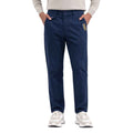 Navy Blue Cross Pocket Style Mens Casual & Formal Cotton Chino Pant (A-4024)