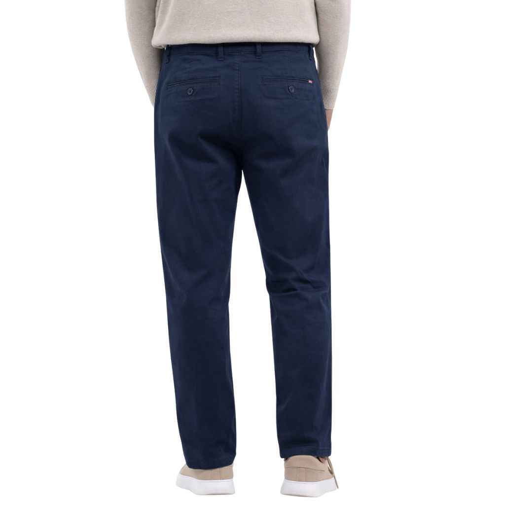 Navy Blue Cross Pocket Style Mens Casual & Formal Cotton Chino Pant (A-4024)