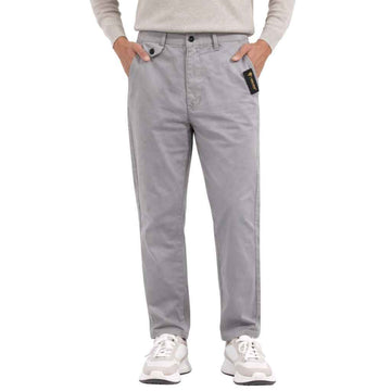 Glacier Grey Cross Pocket Style Mens Casual & Formal Cotton Chino Pant (A-4023)