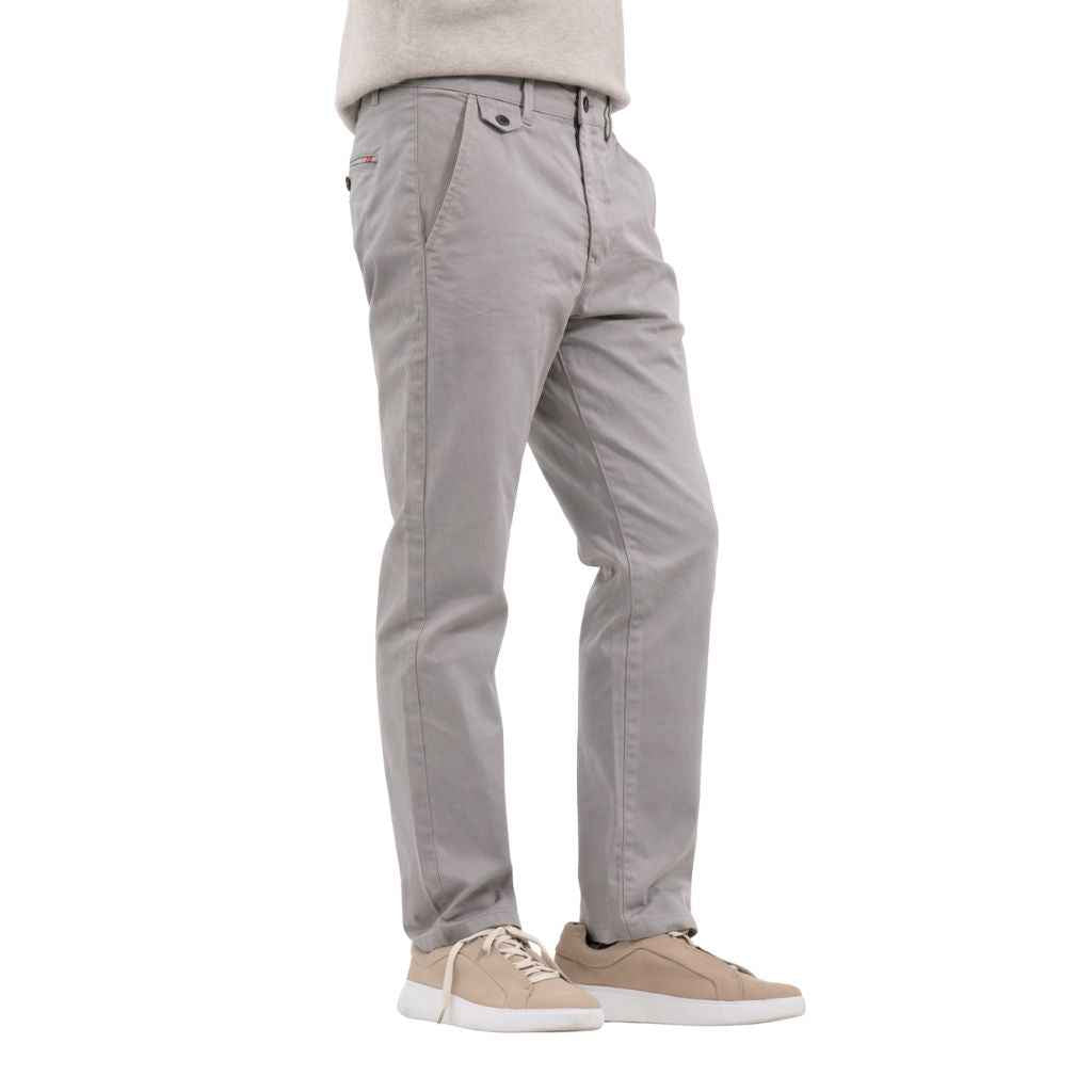 Glacier Grey Cross Pocket Style Mens Casual & Formal Cotton Chino Pant (A-4023)