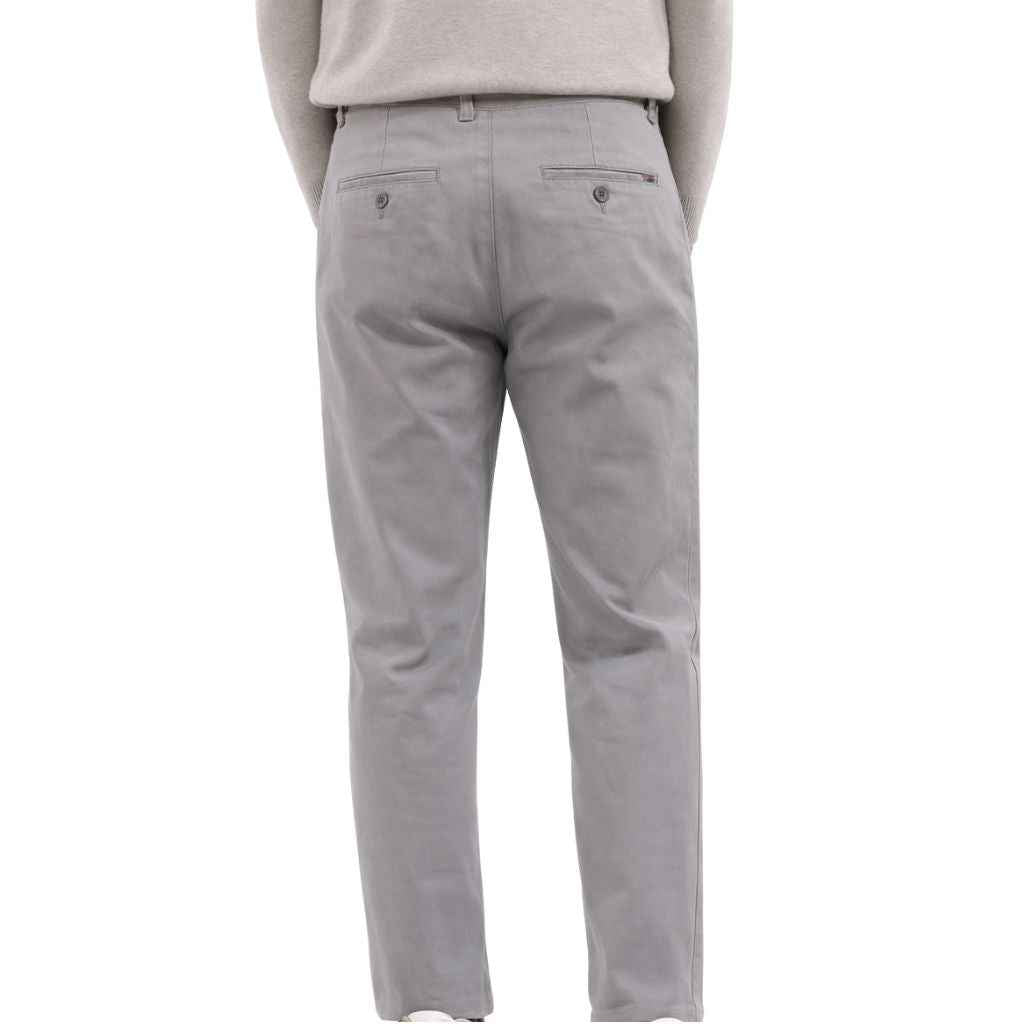 Glacier Grey Cross Pocket Style Mens Casual & Formal Cotton Chino Pant (A-4023)