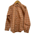 Light Orange Boys Checkered Shirt (A-1827)