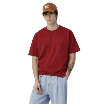 Maron Mens Jarsey Round Neck T-Shirt (A-3410)