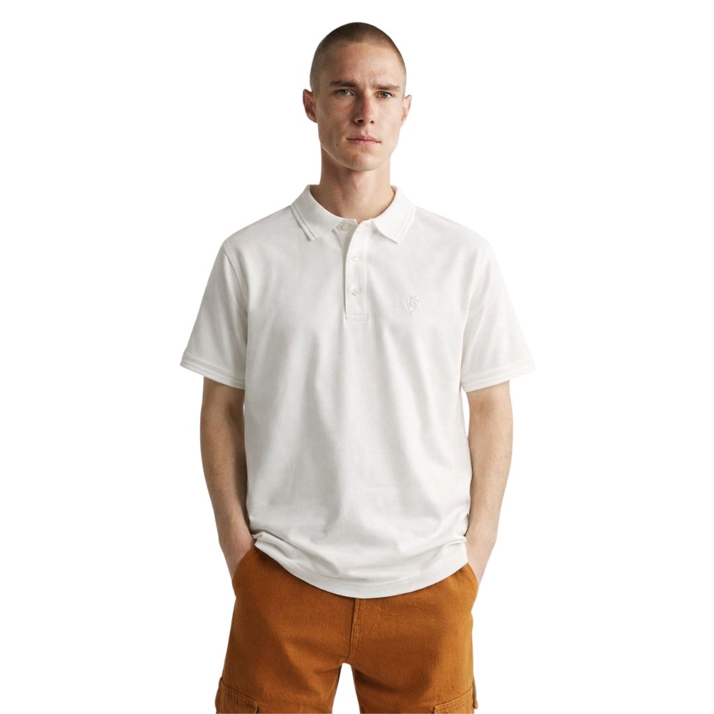 White Lemon Denim Polo (A-3408)