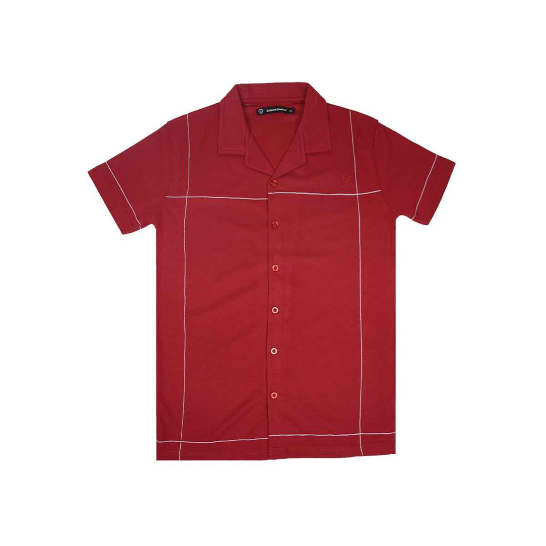Mens Front Open Cuban Collar Casual Shirt (A-3403)