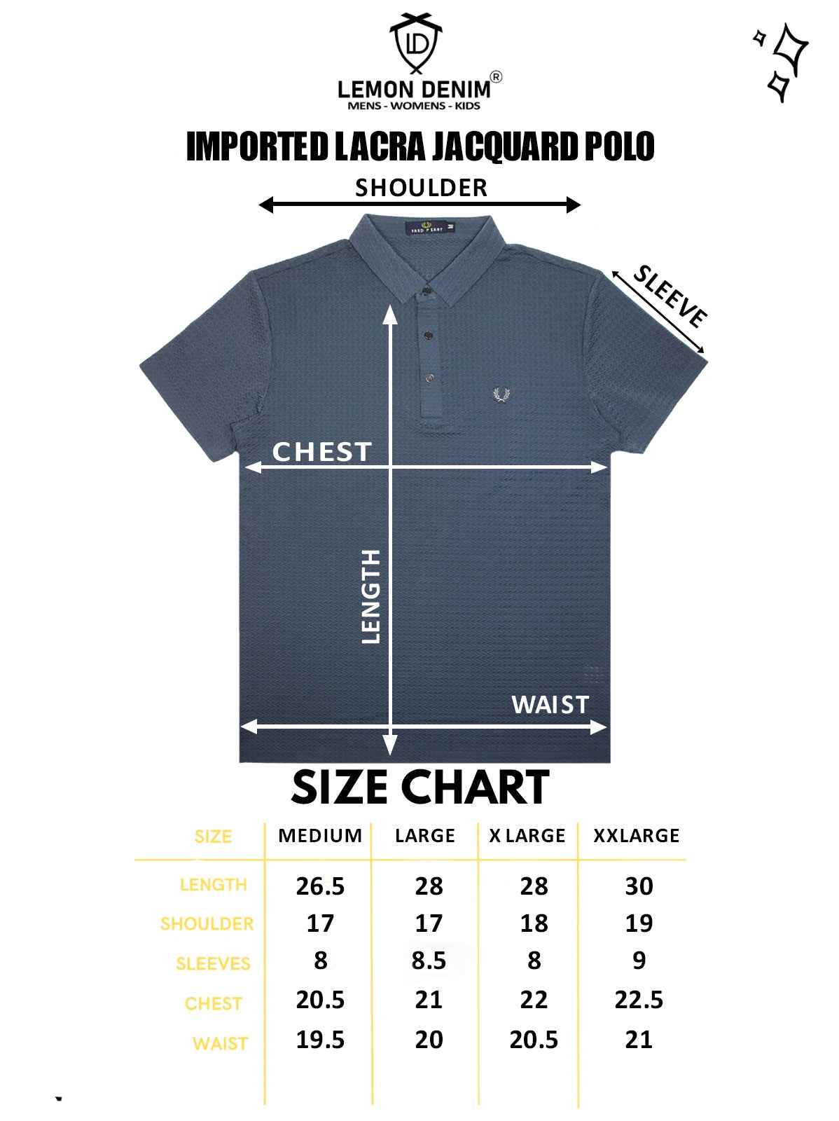Imported Lacra Jacquard Polo (A-3116)