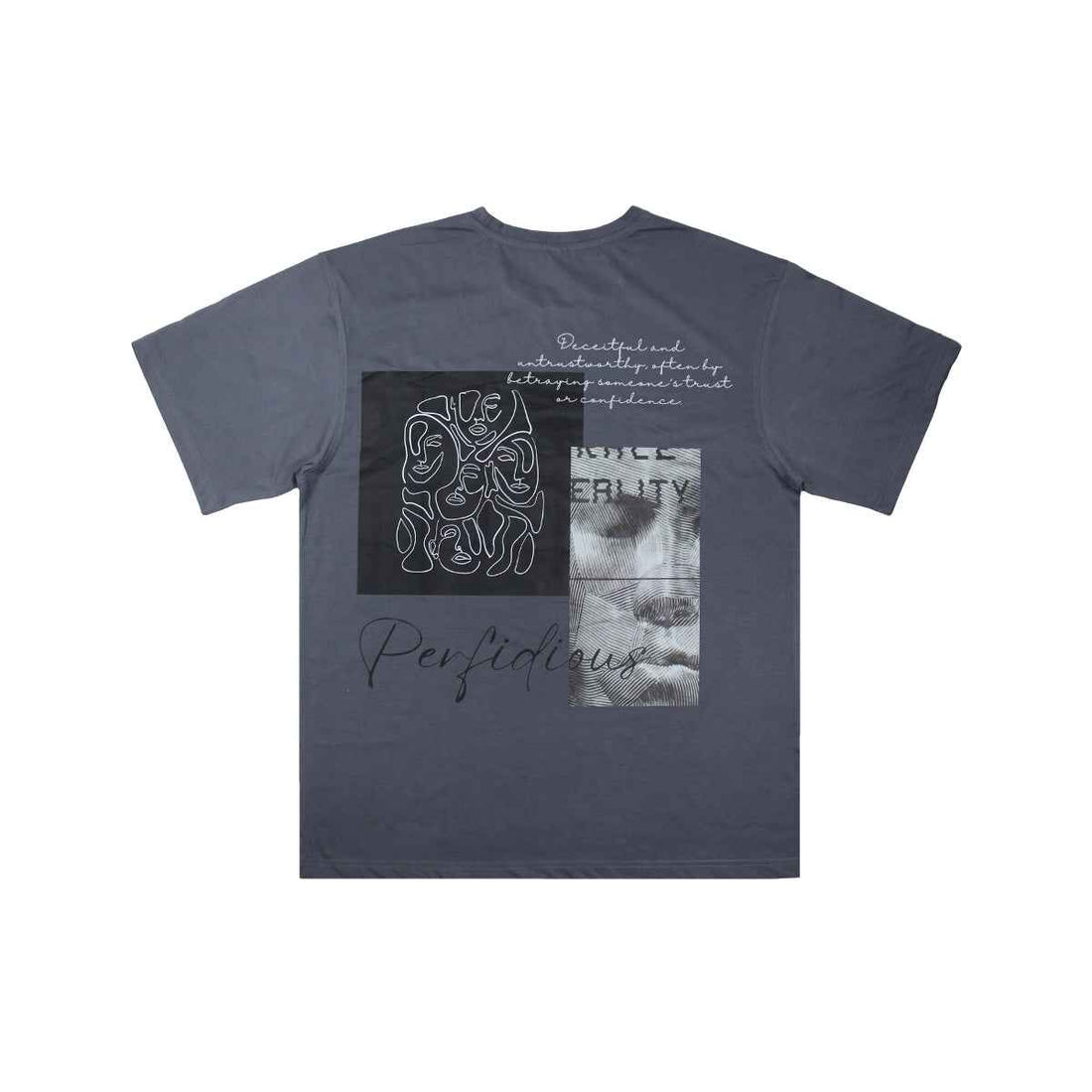 Reound Neck Jarsey Fabric T-Shirt (A-3481)