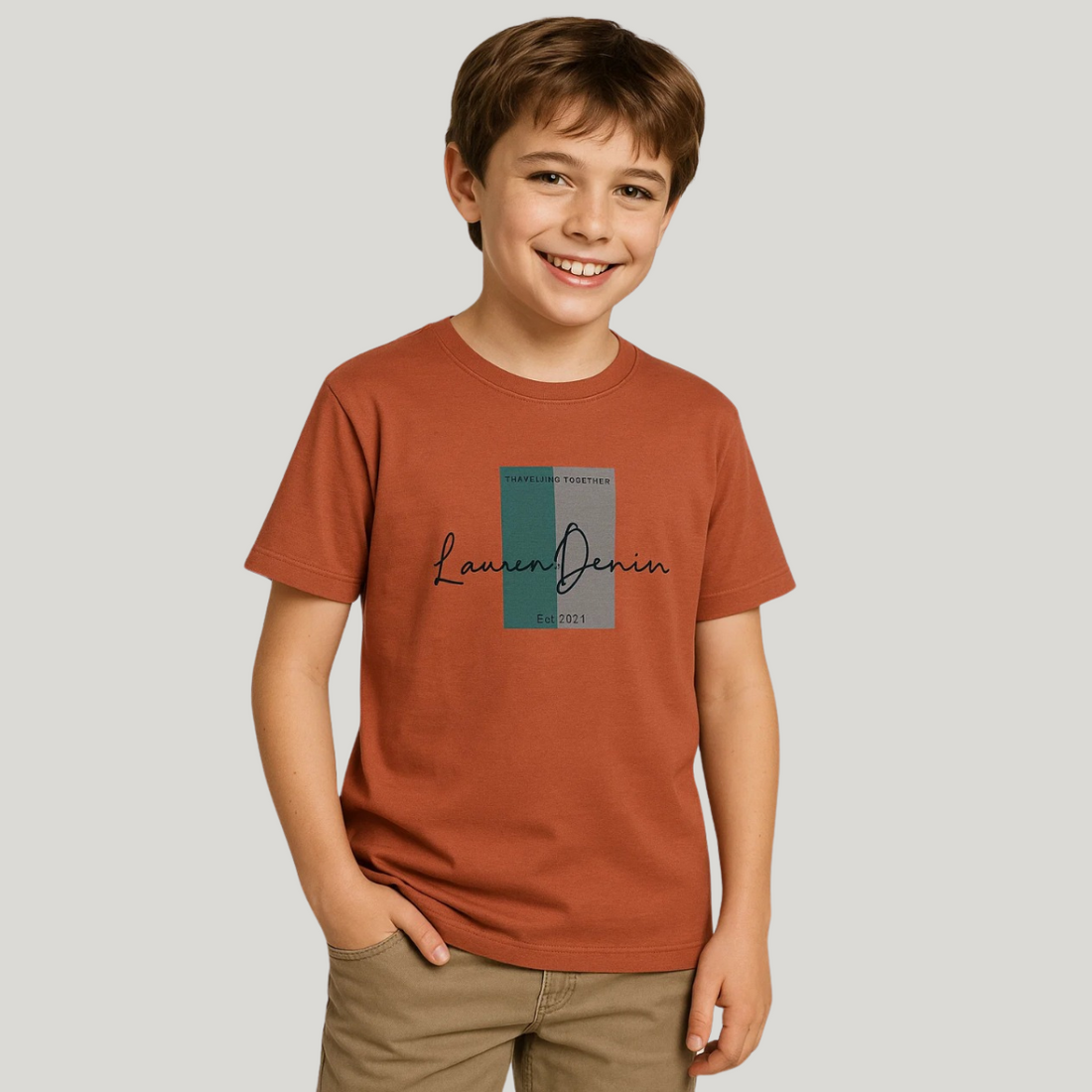 Boys Graphic T-Shirt D03 A1569 Stylish and Trendy Kids Apparel