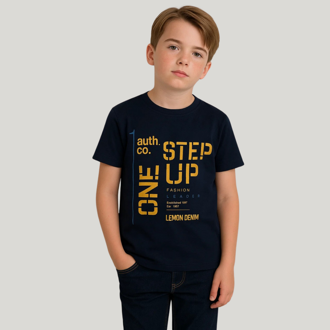 Kids Graphic T-Shirt D01 A-1540 - Trendy Designs for Children