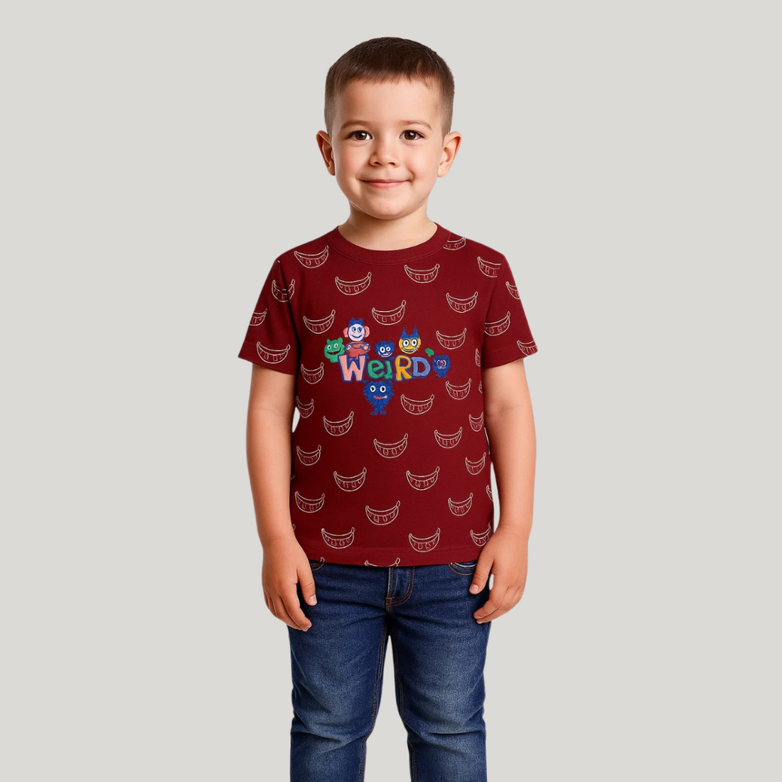 All Over Print T-Shirt A-1602 - Stylish & Unique All Over Print Design