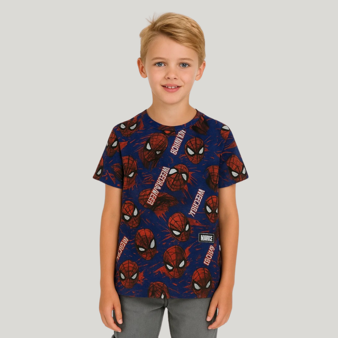 Boys Tee 13 (A-1389) - Stylish and Comfortable Boys T-Shirt