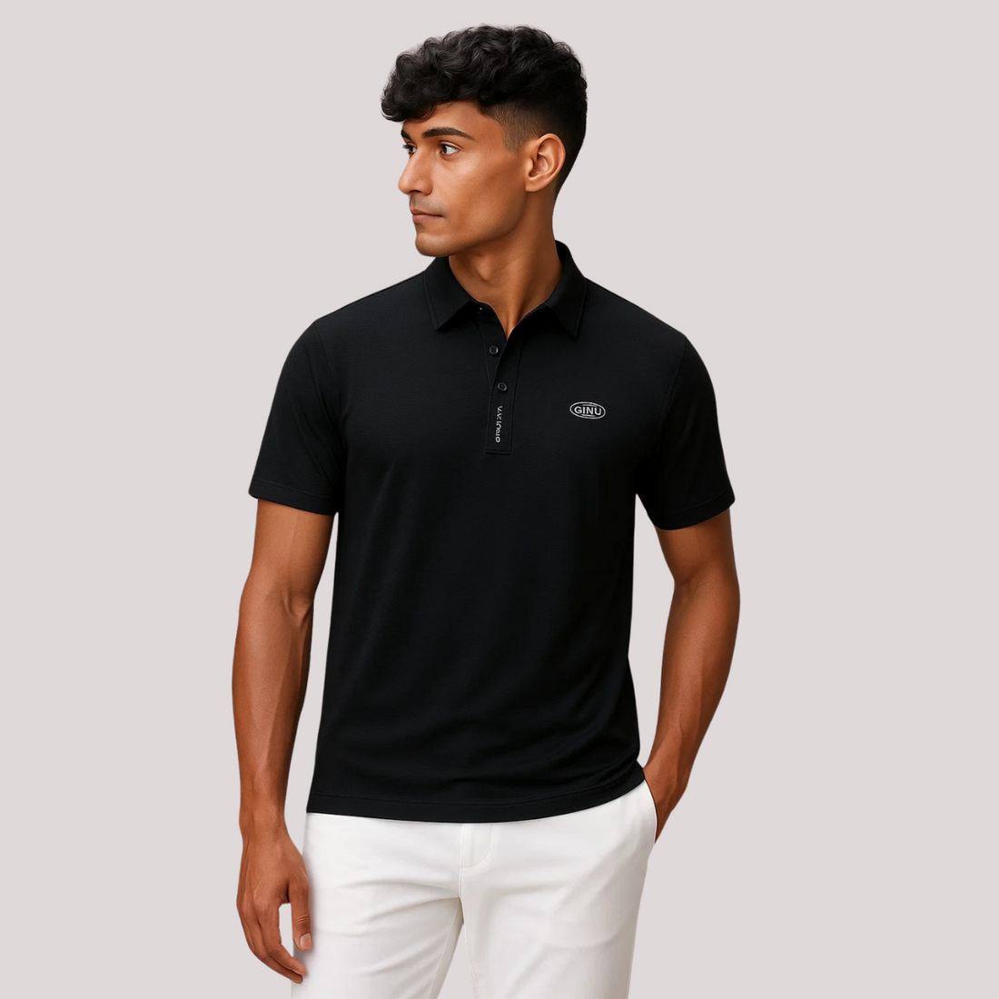 Imported Lacra Jacquard Polo Shirt A-3120