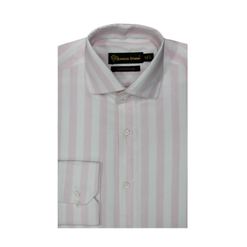 Mens White Stripes Formal Shirt for Every Occasion - Perfect Men's White Stripes Formal Shirt - LEMON DENIM