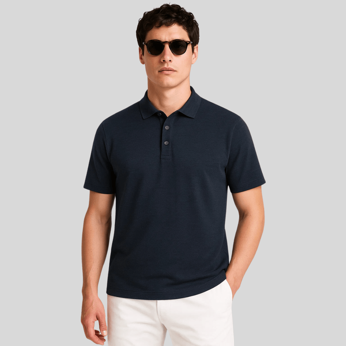 Mens Lycra Fabric Polo (A-3519)