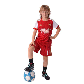 Red Boys Foot Ball Co-Ord Set (A-1394)