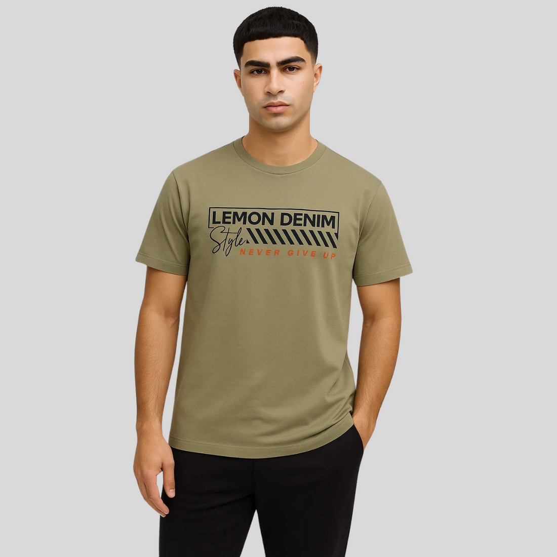 Basic Graphics T-Shirt D04 (1747) - Stylish and Comfortable Essential