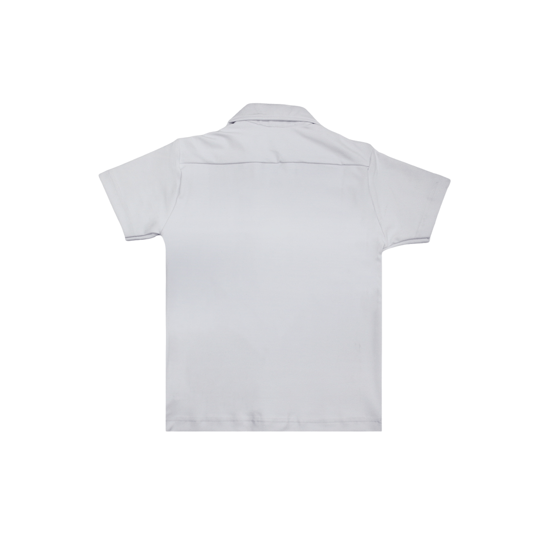 Boys White Dry-Fit Shirt for Comfortable and Stylish Wear A-1928 - LEMON DENIM