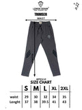 Grey Stretchable Trousers (A-1377)
