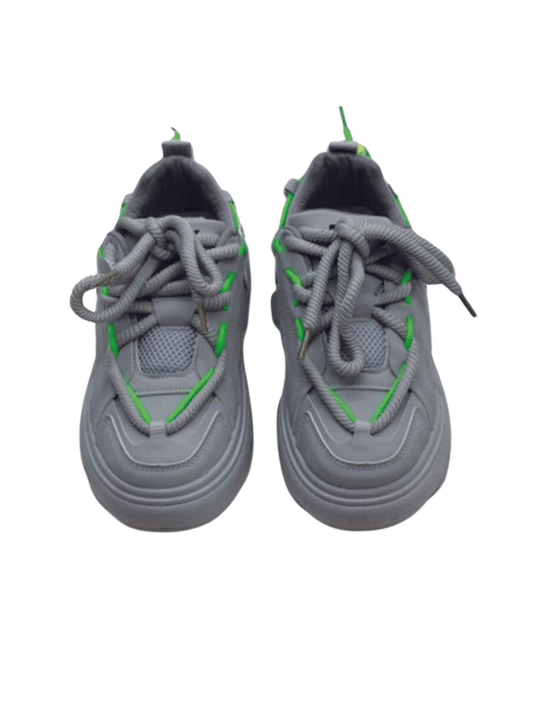 Color Block Sneaker (A-2327) - LEMON DENIM
