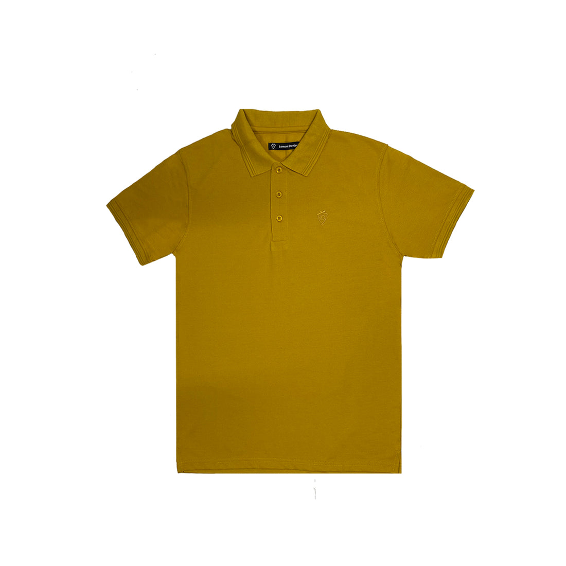BASIC P.K FABRIC  POLO (A-3408) - LEMON DENIM