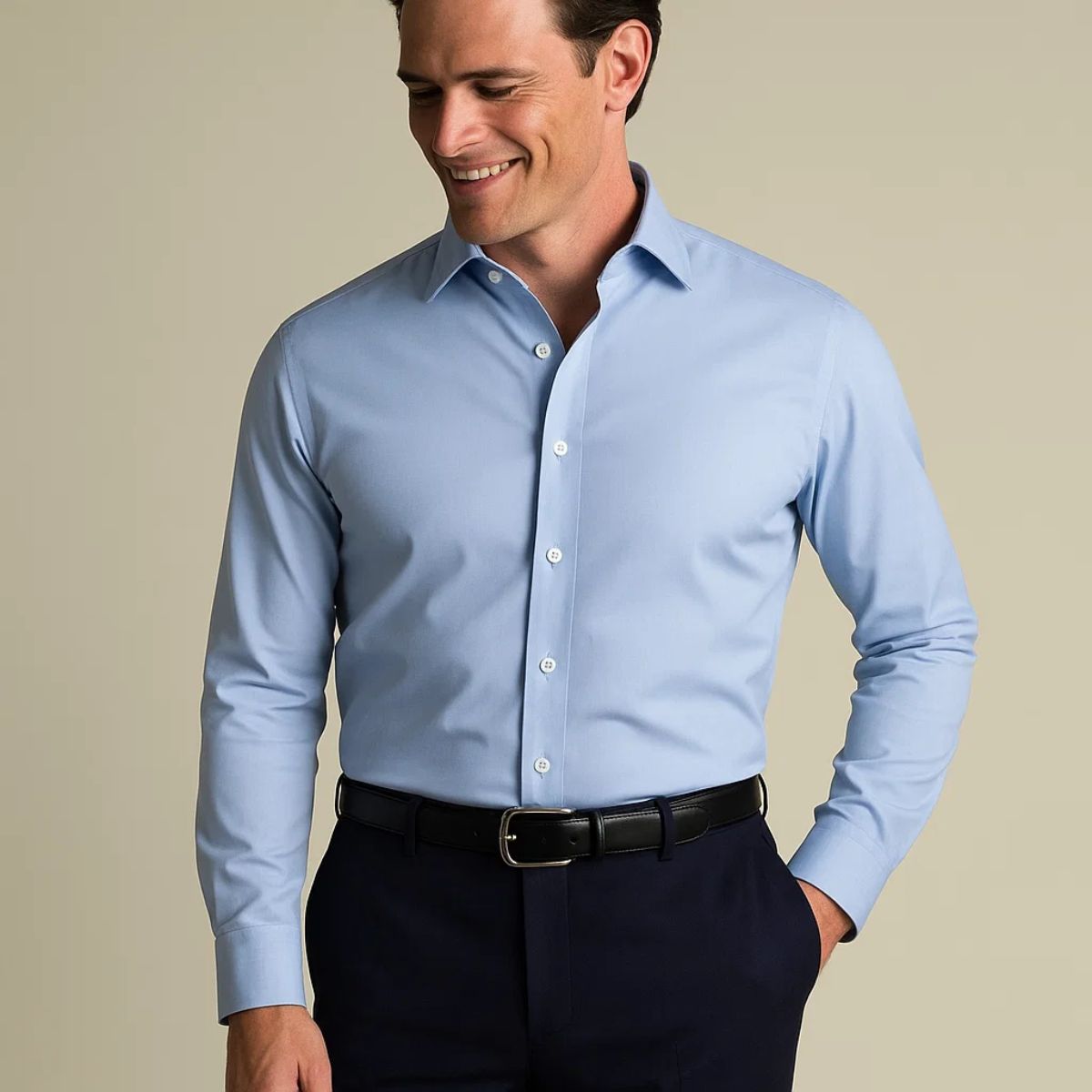 Sky Blue Color Mens Formal Executive(A-2779)