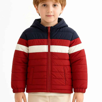 Boys 2 Color Combo Puffer Jacket (A-2102)