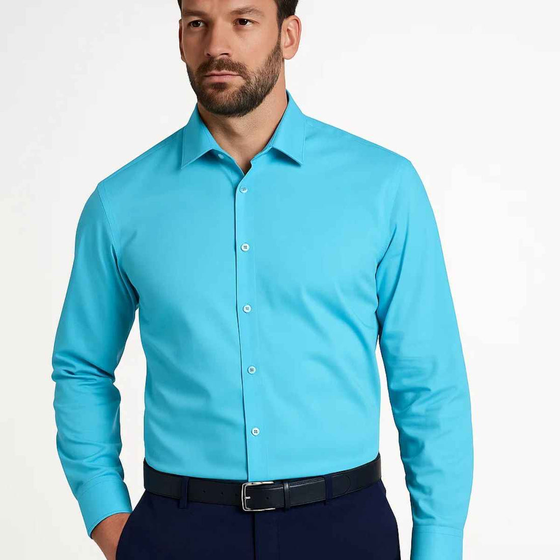 Azur Bloom Executive Formal Shirt (A-917)