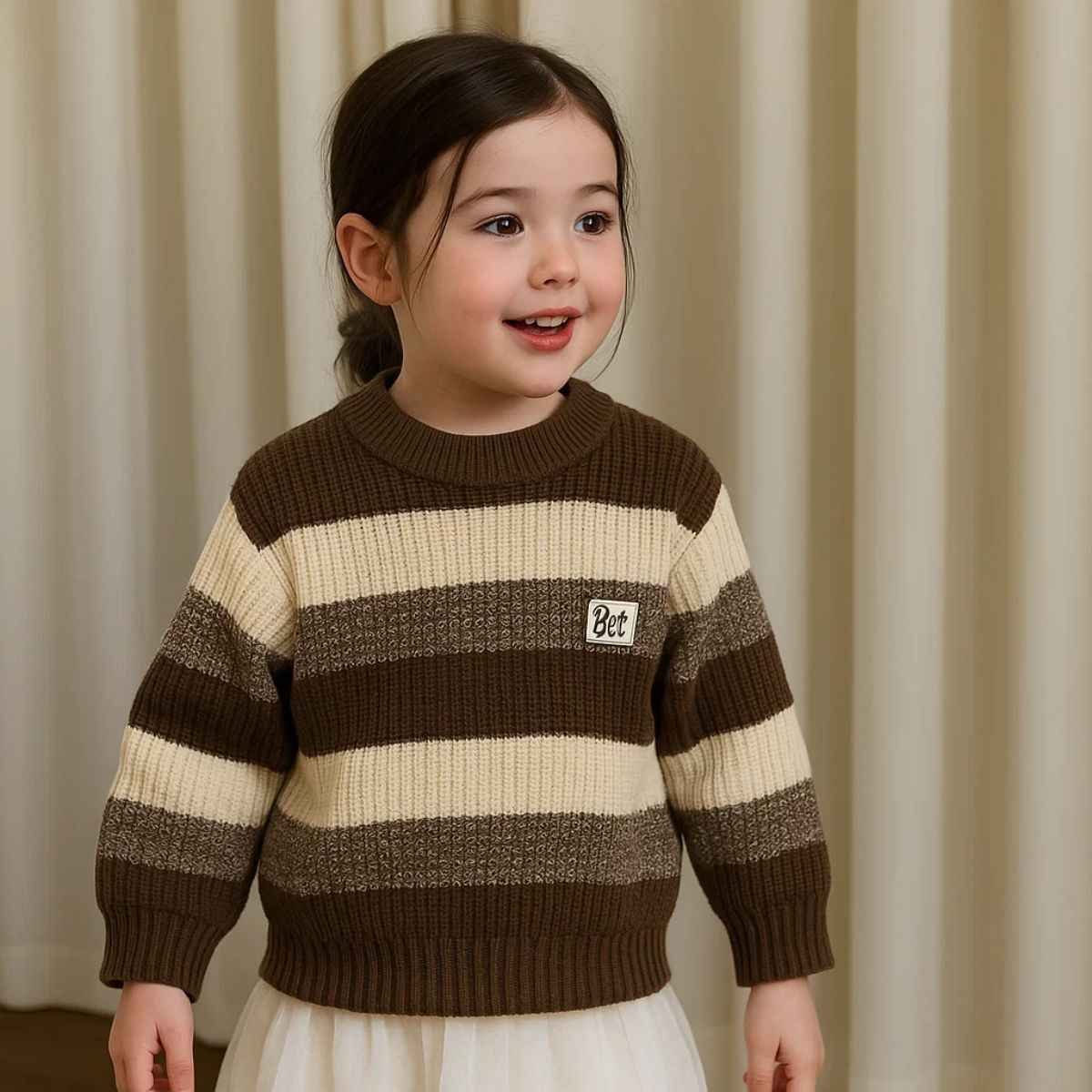 Round Neck Boys & Girls Sweater (A-3699)