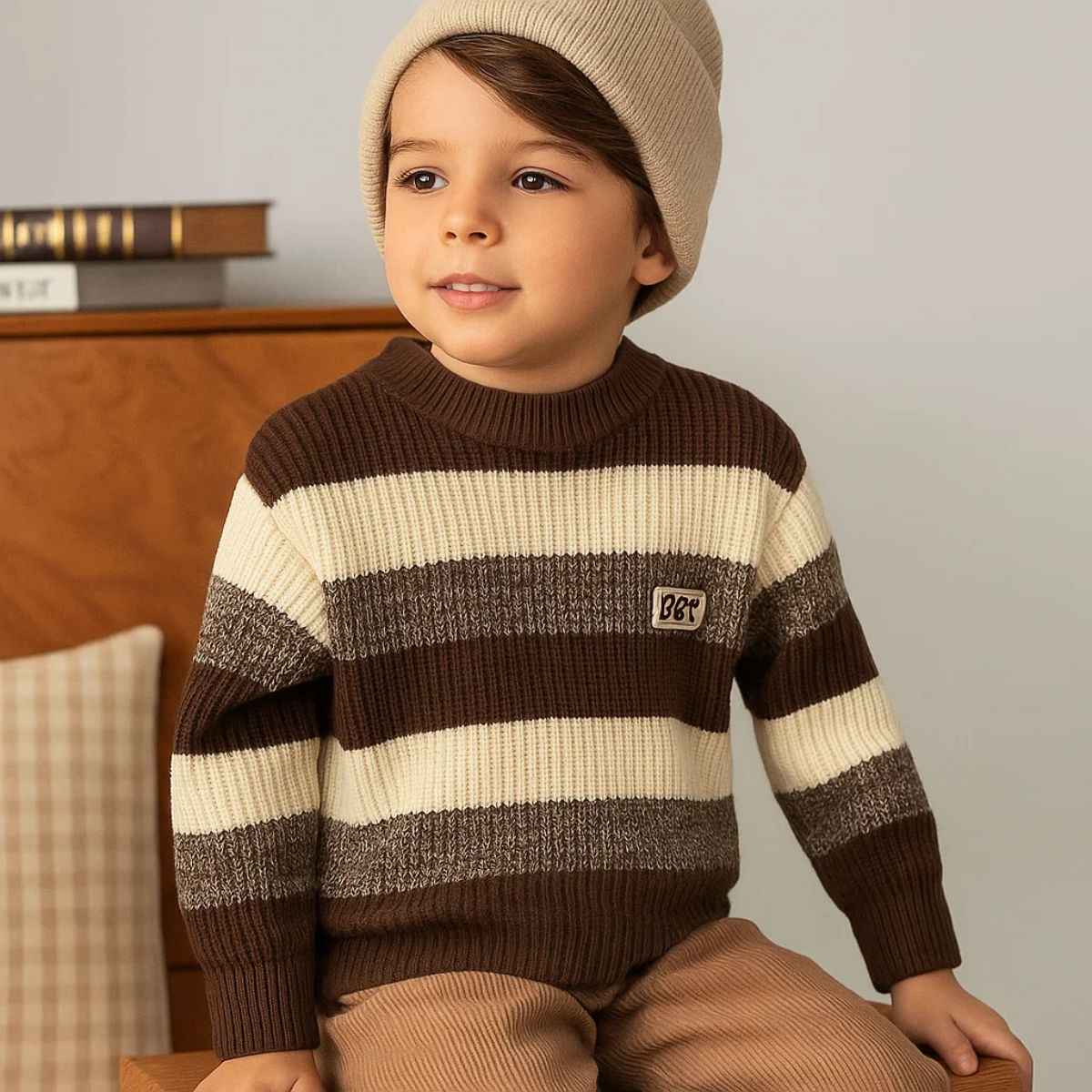 Round Neck Boys & Girls Sweater (A-3699)