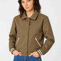 Waffle Pattern Button Style Jacket (A-3771)