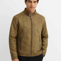 Synthetic Leather Mens Jacket (A-3783)