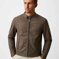 Synthetic Leather Mens Jacket (A-3783)
