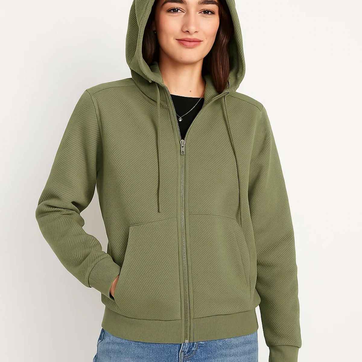 Mens Suede Self Lining Pattern Light Weight Jacket (A-3770)