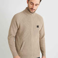 Mens Self Lining Woolen Turtle Neck Full Zipper (A-3766)