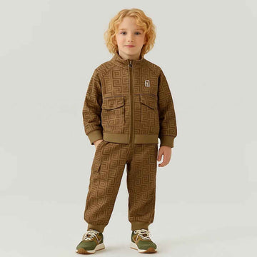 Camel Color Boys Co-Ord Set (A-3708)