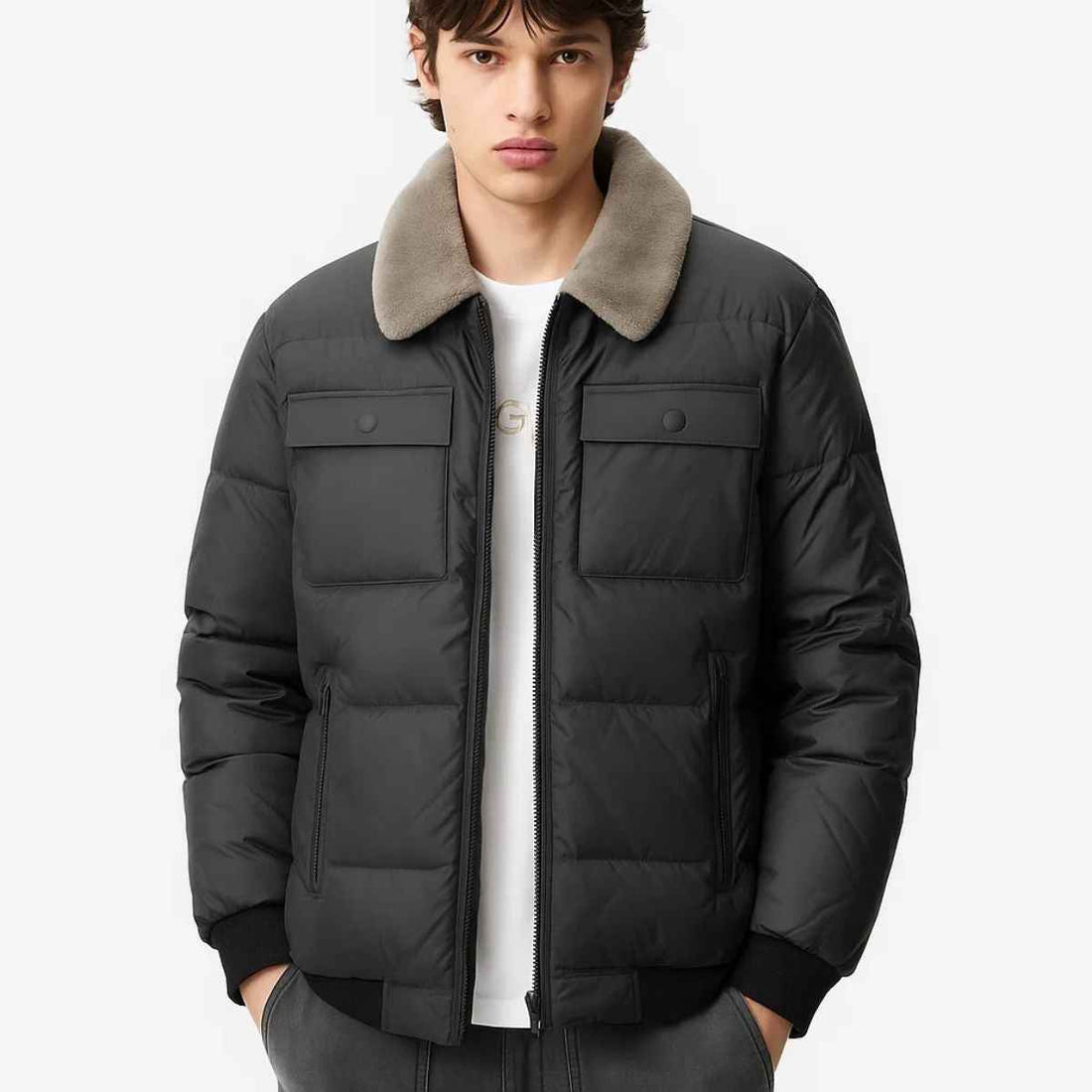Snow Break Quilted Padded Puffer Jacket (A-3736)