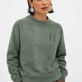 Green Fleece Woolen Sweatshirt (A-3635)