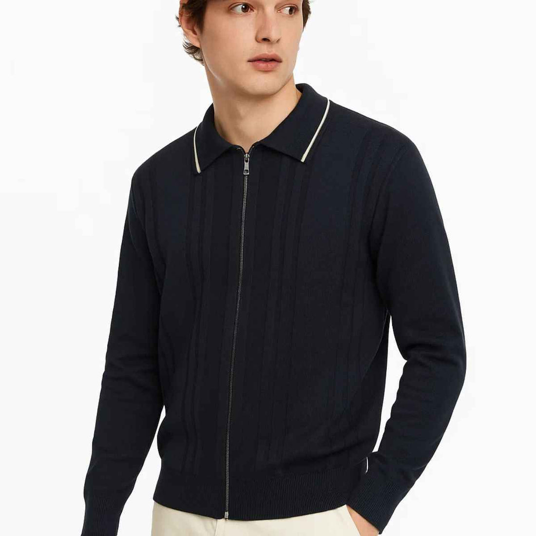 Self Lining Eminent Collar Zippers (A-3761)