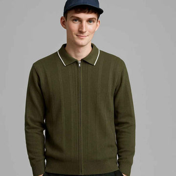 Self Eminent Collar Zipper (A-3761)