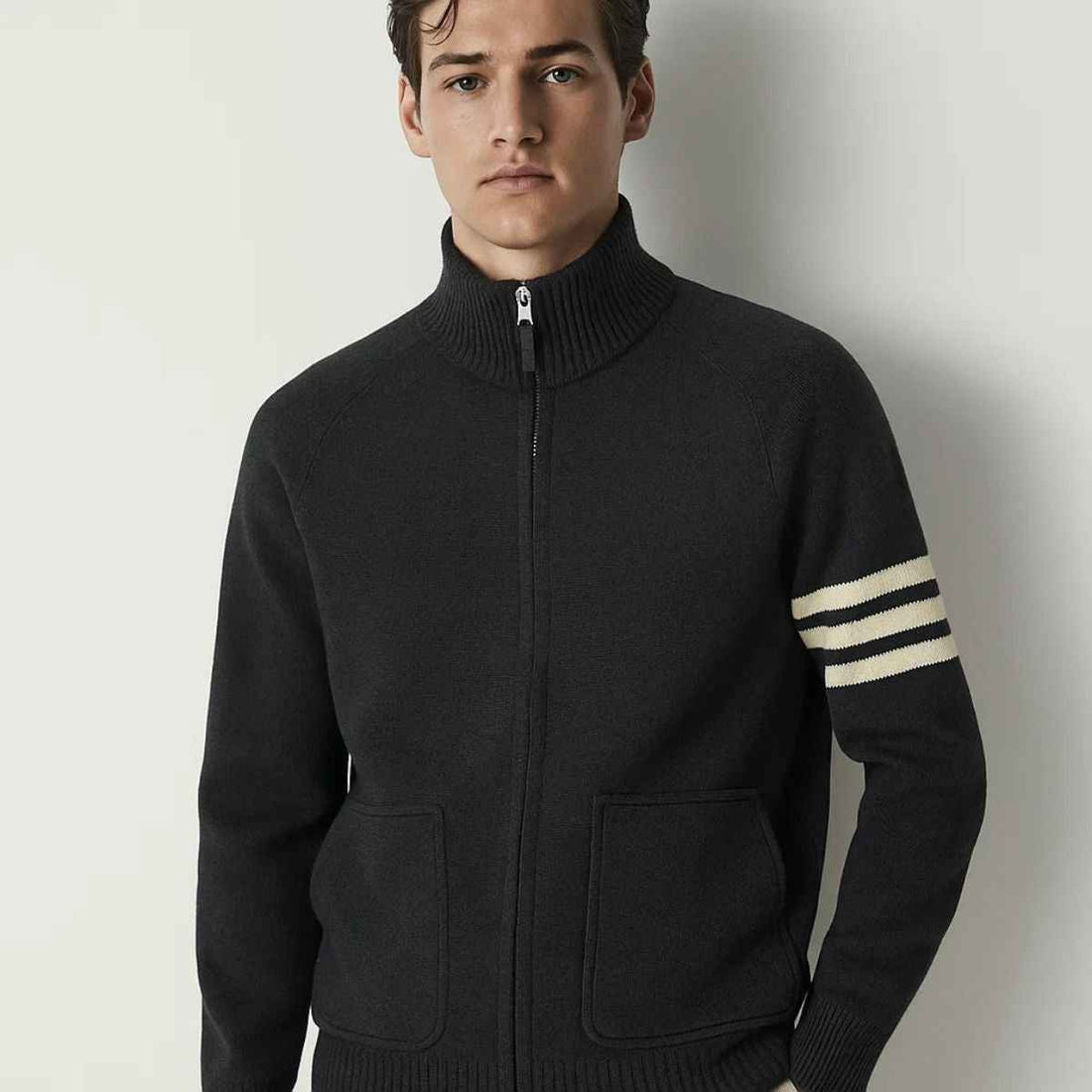 Mens Self Designed Zipper Jacket (A-3767)