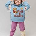 HUG & HEART Sweat Shirt Style Hoodies (A-3857)