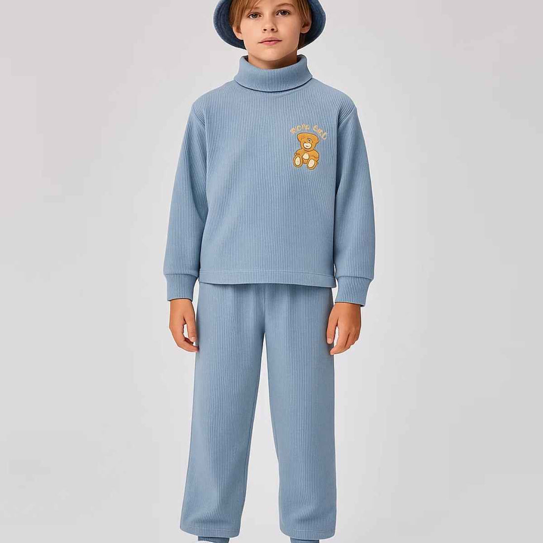 Boys & Girls Thermal Fabric Co-Ords Set (A-3867)