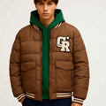 Mens Bomber Puffer Jacket (A-3871)