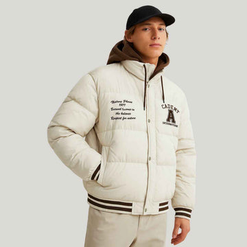 Mens Parachute Double Zipper Jacket (A-3751)